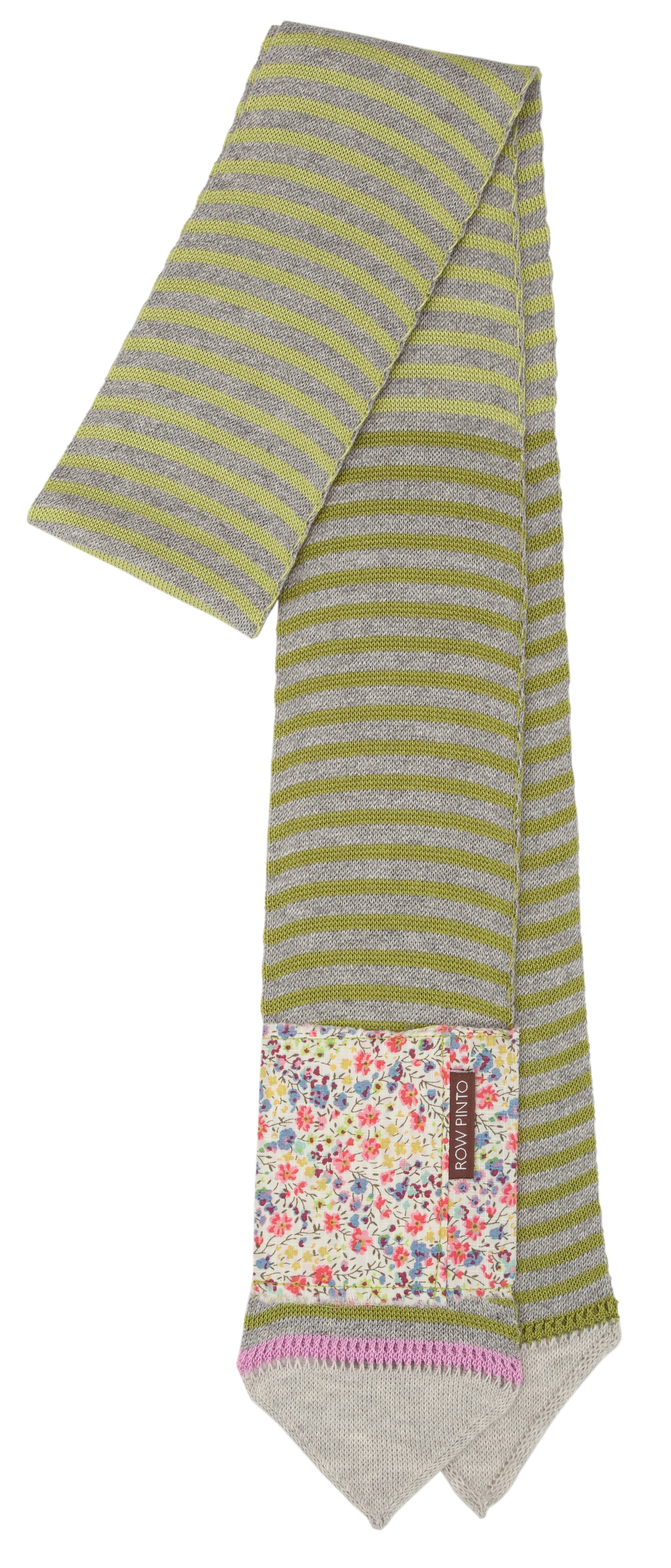 Fern & Flannel Grey Tubular Skinny Summer Scarf