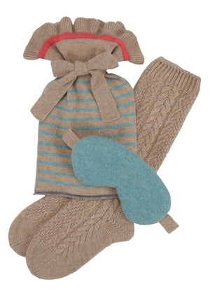 Biscuit Cashmere Bed Sock