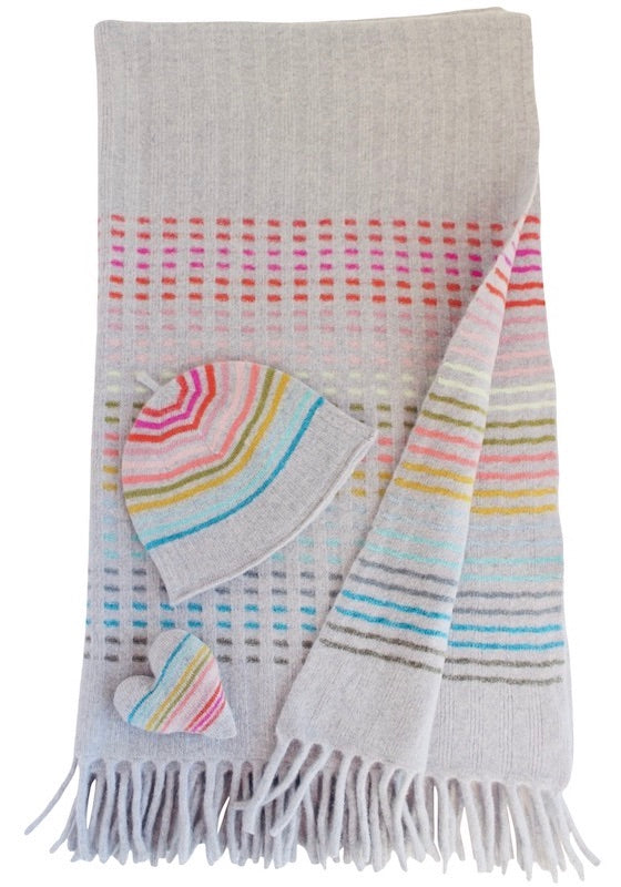 Pussy-Cat & The Owl Baby Blanket & Hat Gift Set